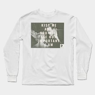 Kiss Me Silent Film Long Sleeve T-Shirt